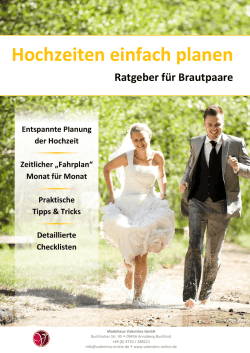 Hochzeiten einfach planen