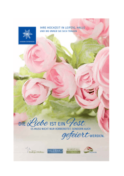 IHRE HOCHZEIT IN LEIPZIG, HALLE