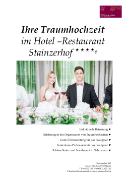Stainzerhof Hochzeitsmappe