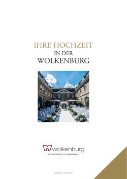 IHRE HOCHZEIT WOLKENBURG