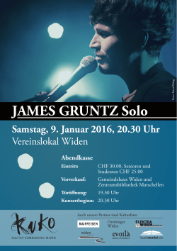JAMES GRUNTZ Solo
