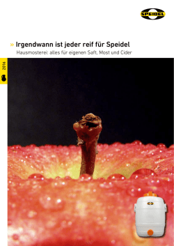 Irgendwann ist jeder reif f&uuml;r Speidel