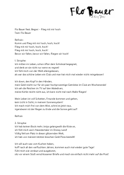 04. Flo Bauer feat. Begavi - Flieg mit mir hoch (Lyrics)