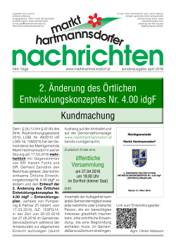 Hartmannsdorfer Nachrichten