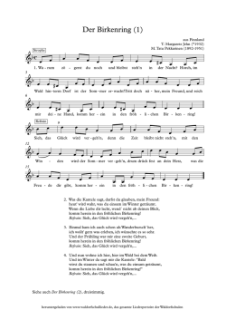 Der Birkenring (1) - Waldorf Schullieder