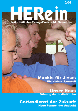 Muckis für Jesus Unser Haus Gottesdienst der Zukunft