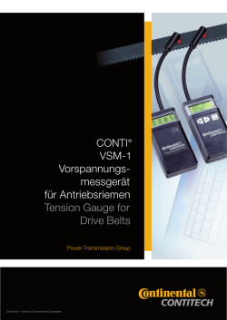 Vorspannungs- messger&auml;t f&uuml;r Antriebsriemen Tension - Jens-S