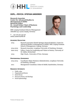 dipl.&ndash;psych. stefan anderer