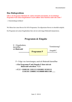 Halteproblem & Konsequenzen, 103KB