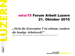 Forum Arbeit Luzern - wira