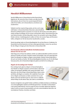 Herzlich Willkommen - Deutschland