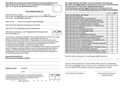 Bitte füllen Sie unbedingt nachstehende Einverständniserklärung