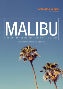 Tschüss Rettungsringe – Essen wie in Malibu