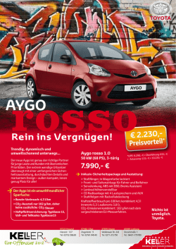 Rein ins Vergnügen! AYGO