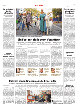 Ein Fest mit tierischem Vergn&uuml;gen