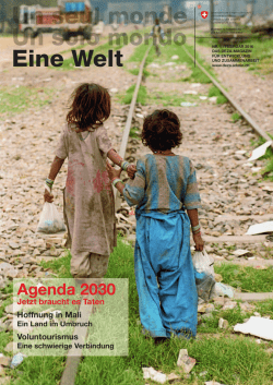 Eine Welt 1/2016 - Eidgen&ouml;ssisches Departement f&uuml;r ausw&auml;rtige