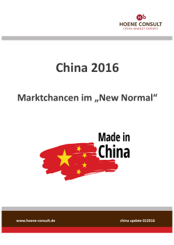 News 201601 Marktchancen im New Normal 21012016.indd