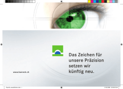 Das Zeichen für unsere Präzision setzen wir künftig neu.