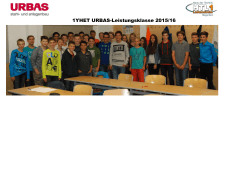 1YHET URBAS-Leistungsklasse 2015/16