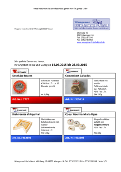 Ihr Angebot ist da und G&uuml;ltig ab 14.09.2015 bis 25.09.2015