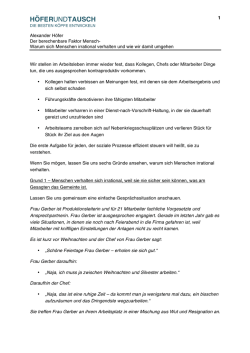 H&Ouml;FERUNDTAUSCH