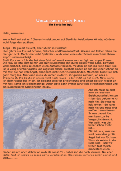 Ein Sarde im Iglu