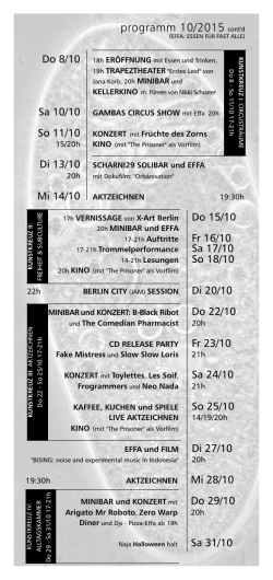 programm 10/2015