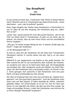 Das Gruselhotel