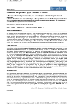 IBR 2015, 607 - khg