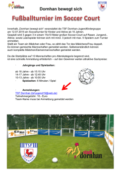 Dornhan bewegt sich TSF