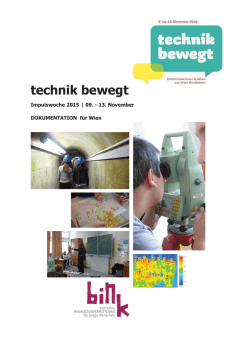 technik bewegt - Kammer der Architekten und Ingenieurkonsulenten