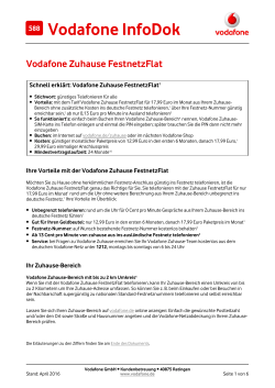 InfoDok 588: Vodafone Zuhause FestnetzFlat