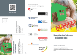 Ihr optimales Zuhause &ndash; ein Leben lang