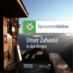 Unser Zuhause - Deutscher Alpenverein