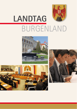 Broschüre - Burgenländischer Landtag
