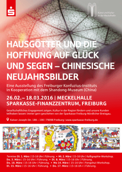 Hausg&ouml;tter und die Hoffnung auf gl&uuml;ck und segen &ndash; cHinesiscHe