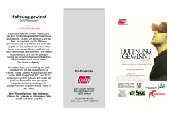 Hoffnung gewinnt
