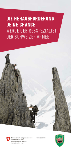 DIE HERAUS FORDERUNG &ndash; DEINE CHANCE WERDE