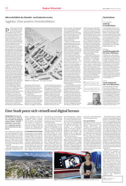 Eine Stadt putzt sich virtuell und digital heraus