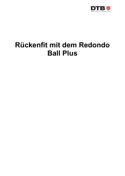 Rückenfit mit dem Redondo Ball Plus