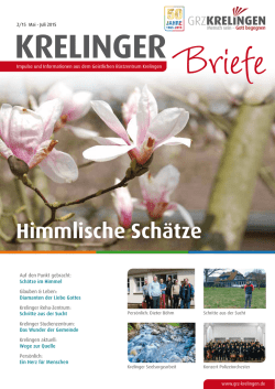 Himmlische Sch&auml;tze - Geistliches R&uuml;stzentrum Krelingen