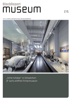 „echte Schätze“ in Schweinfurt: zF Sachs eröffnet Firmenmuseum