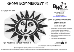 Gro&szlig;es SOMMERFEST im
