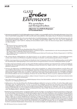 gro&szlig;es Ehrenwort: