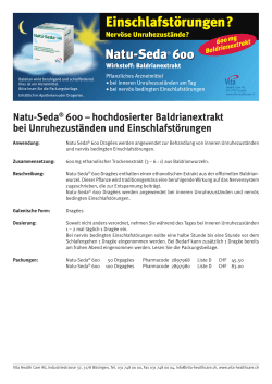 Natu-Seda® 600 – hochdosierter