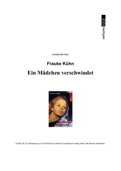 Ein M&auml;dchen verschwindet