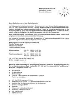 BA Gesundheitsförderung WS 2015/16
