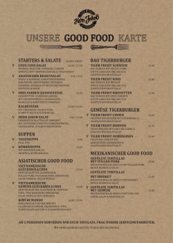 GOOD FOOD - Herr Jakob