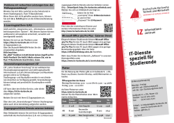 IT-Dienste f&uuml;r Studierende