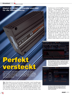Perfekt versteckt - Audio Design GmbH